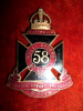 58th Essendon Coburg Brunswick Rifles Cap / Hat Badge